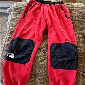 North face / supreme sweatpants